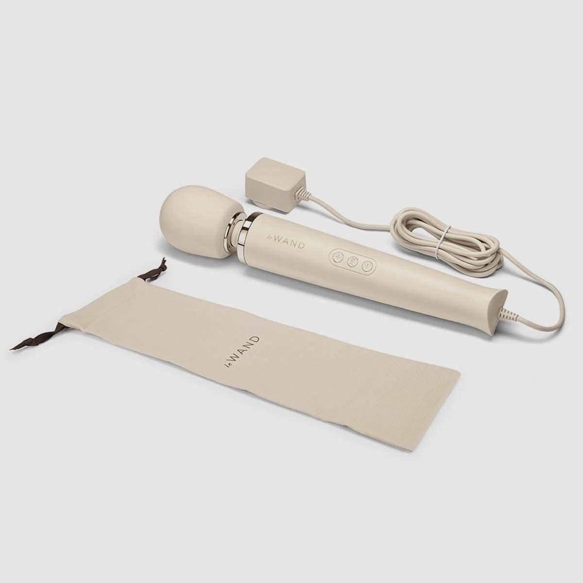 Le Wand Plug-In Vibrating Massager - Cream - Thorn & Feather