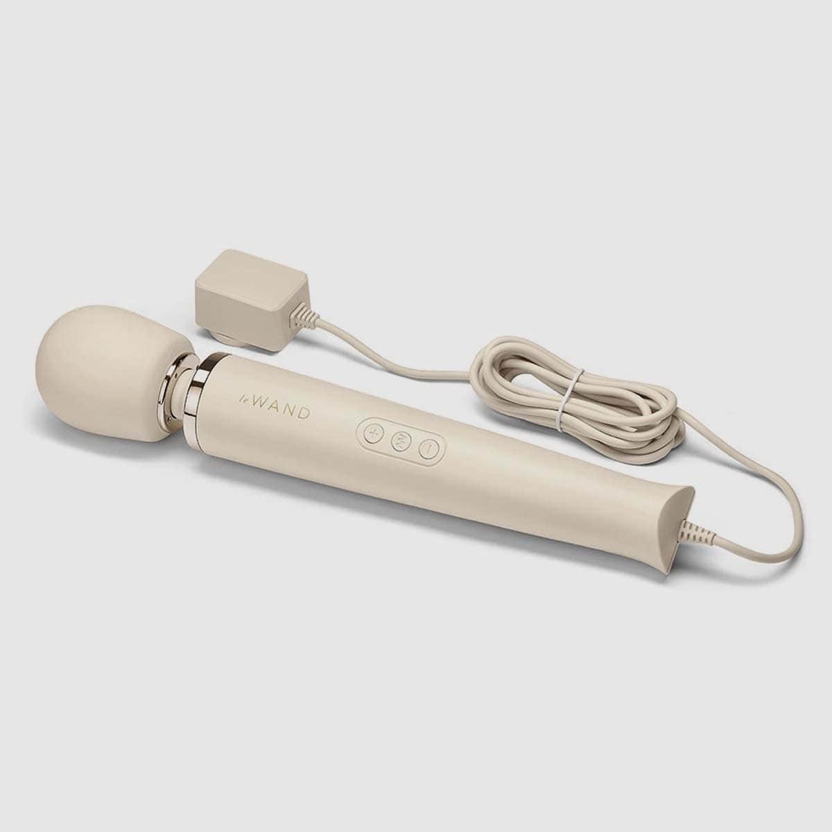 Le Wand Plug-In Vibrating Massager - Cream - Thorn & Feather