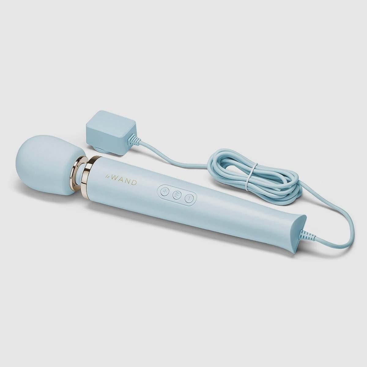 Le Wand Plug-In Vibrating Massager - Sky Blue - Thorn & Feather