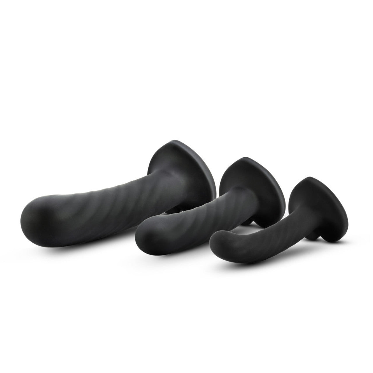 Temptasia Twist Silicone Dildo Kit - Set of Three - Thorn & Feather