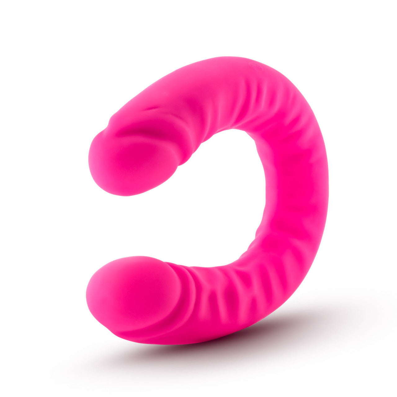 Ruse 18 inch Silicone Slim Double Dong - Hot Pink - Thorn & Feather