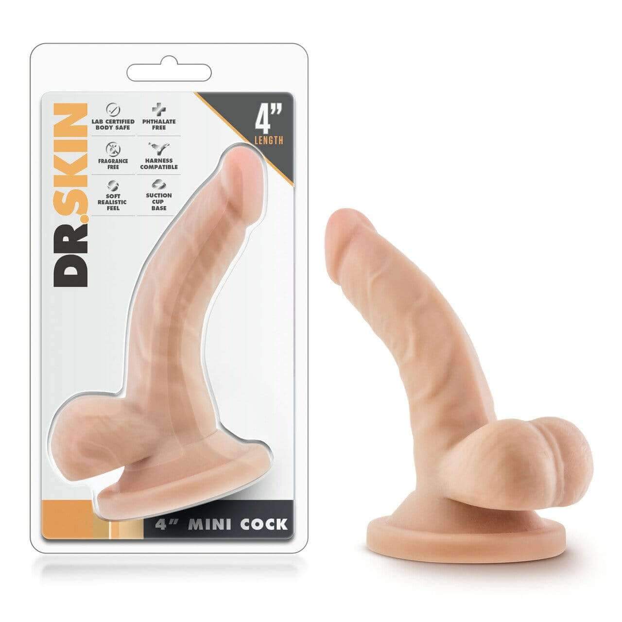 Dr. Skin 4" Mini Cock - Beige - Thorn & Feather