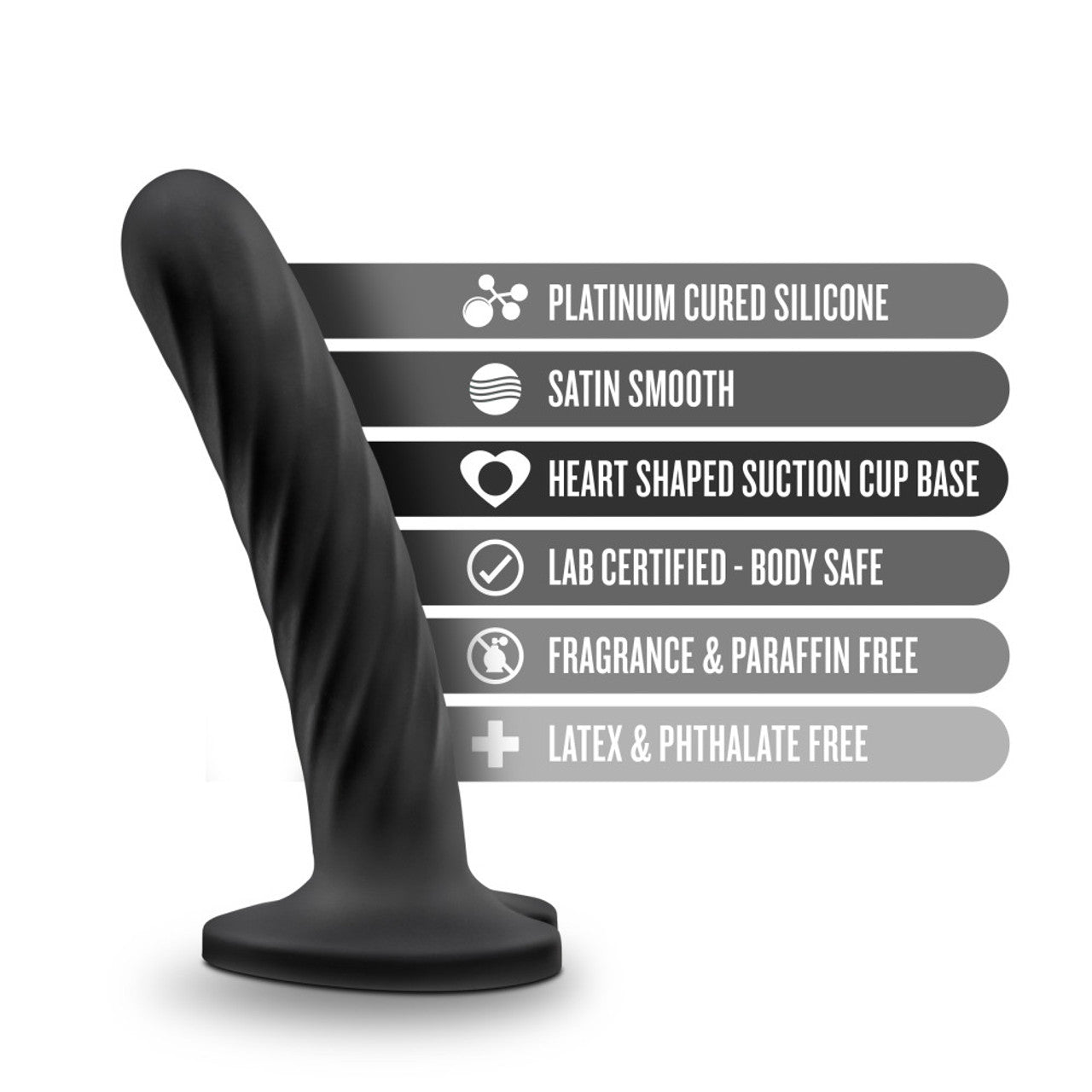 Temptasia Twist Silicone Dildo - Medium