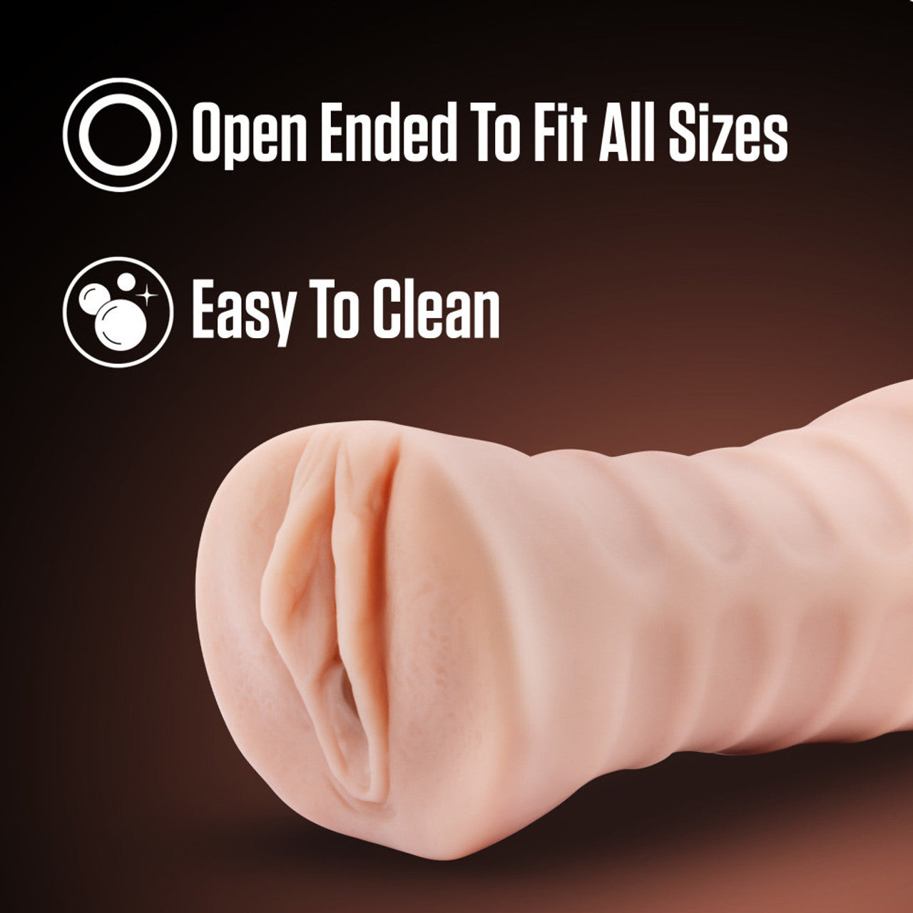 Blush EnLust Ayumi Vibrating Stroker - Beige