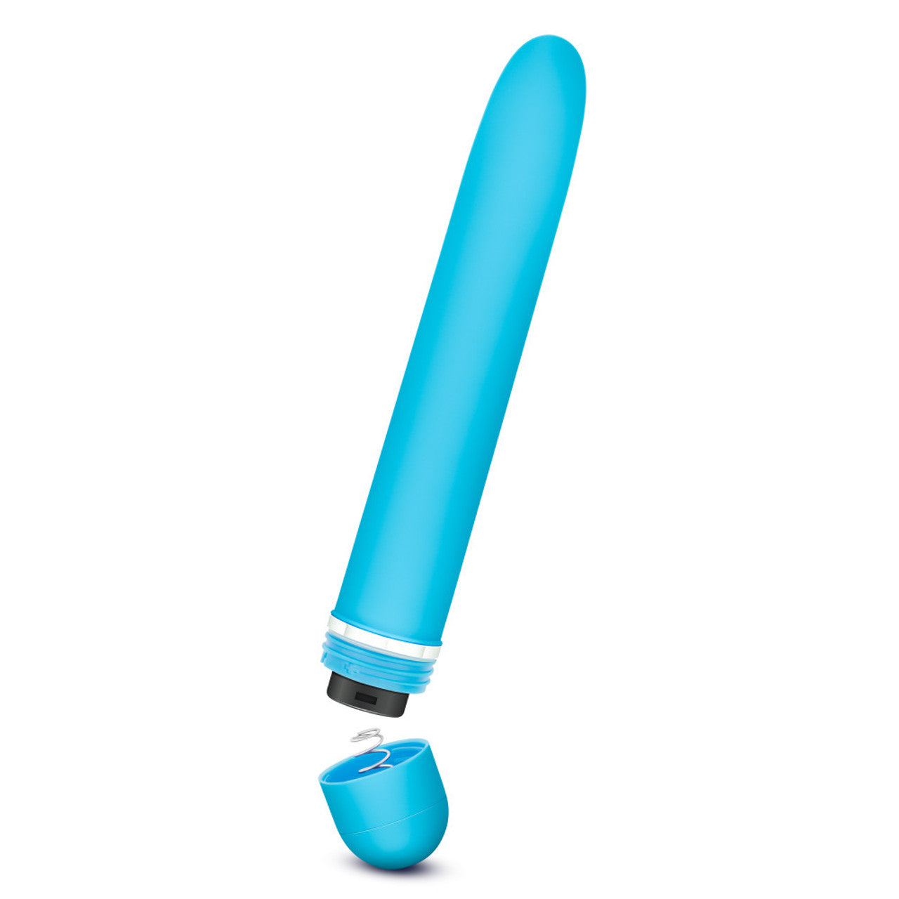 Rose Luxuriate 7" Vibrator - Blue - Thorn & Feather