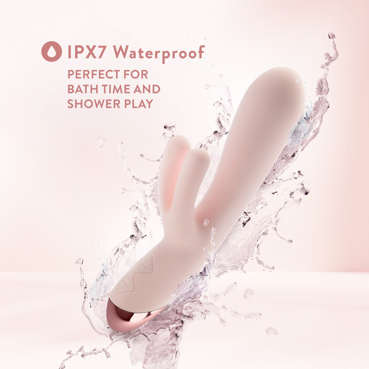 Blush Elora Rabbit Dual Vibrator - Pink