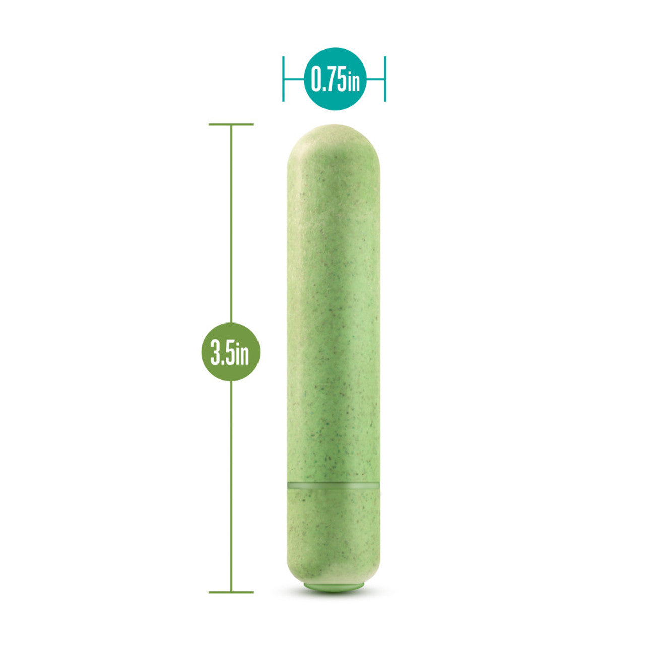 Gaia Eco Biadegradable Bullet Vibrator - Green - Thorn & Feather