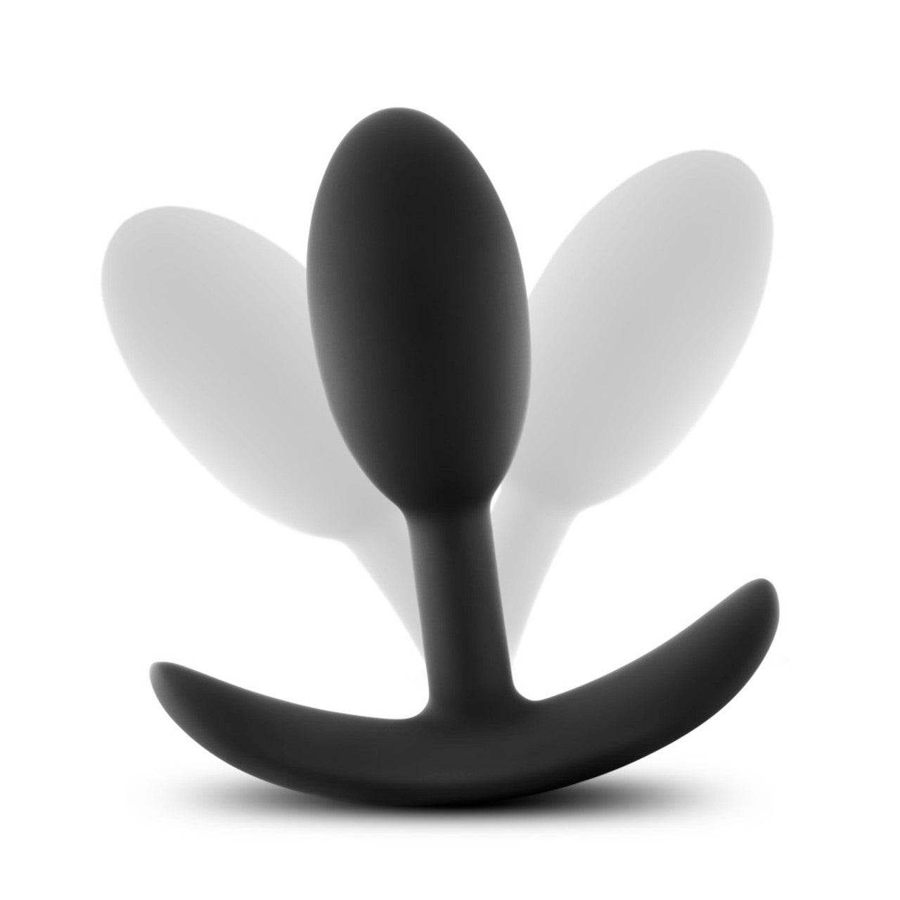 Silicone Vibra Slim Plug - Small, Black - Thorn & Feather