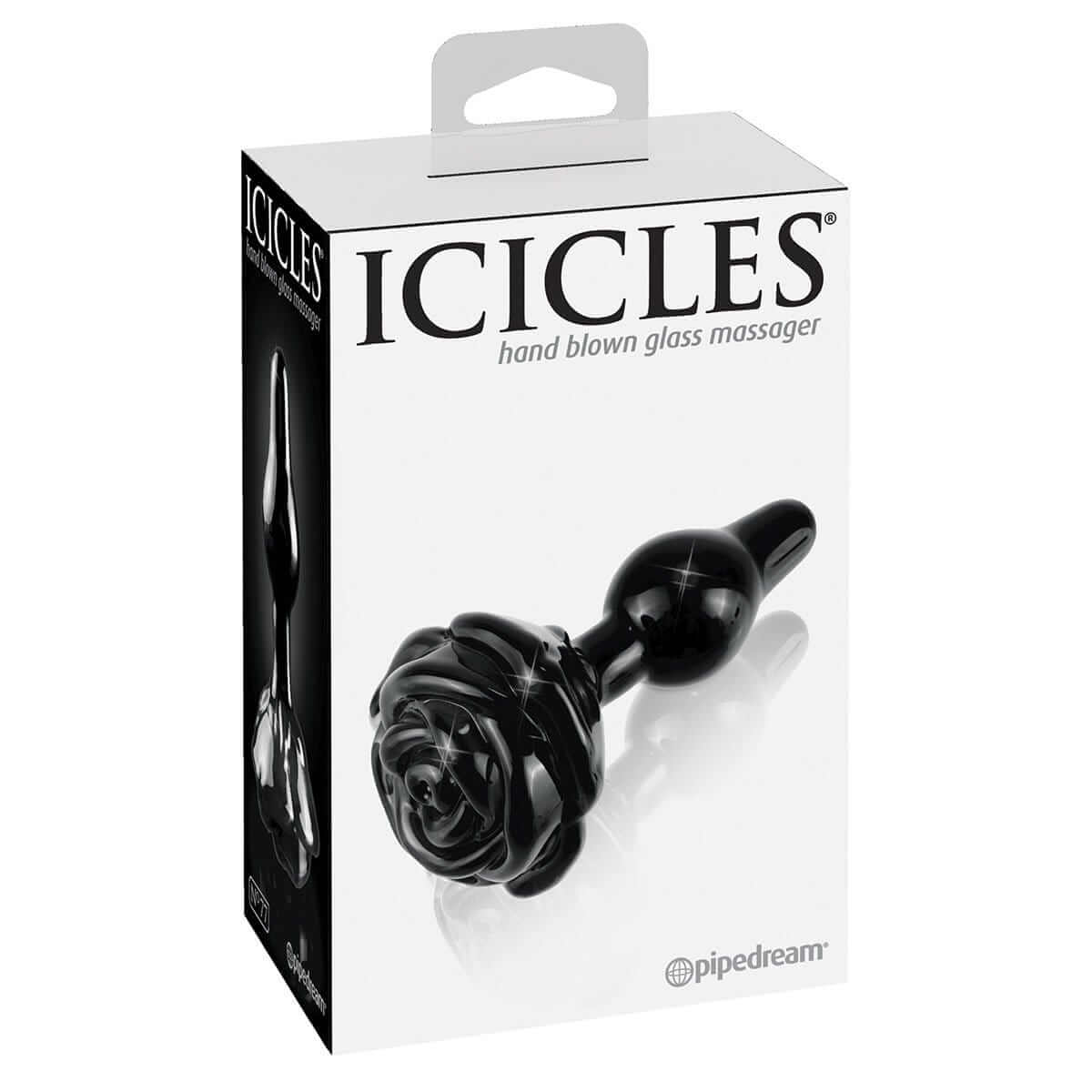 Icicles No. 77 Black Glass Wand Plug - Thorn & Feather