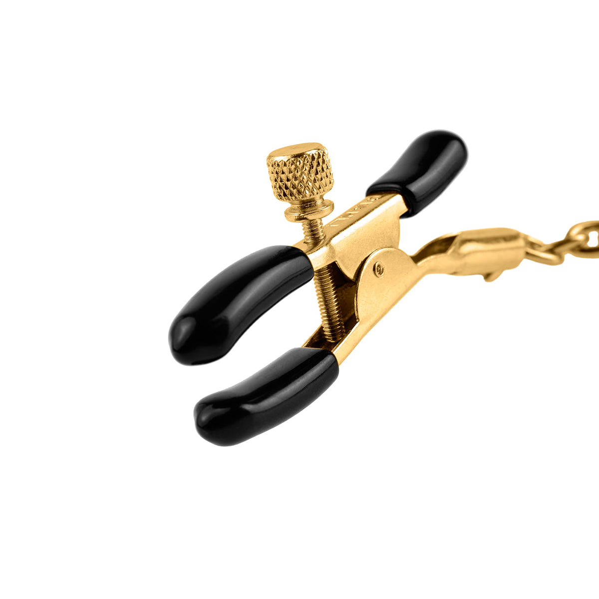 Gold Chain Nipple Clamps - Thorn & Feather