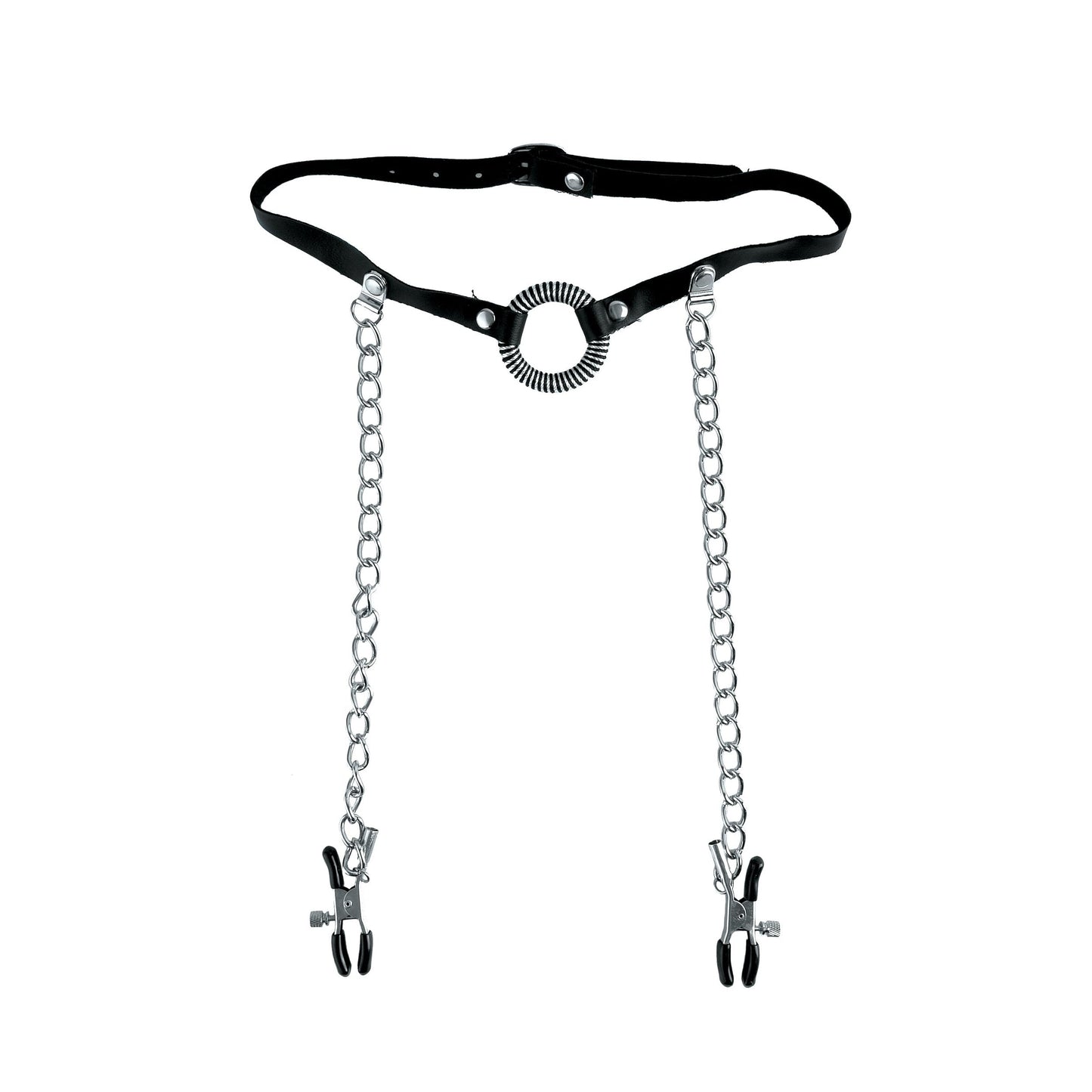 Fetish Fantasy O-Ring Gag & Nipple Clamps