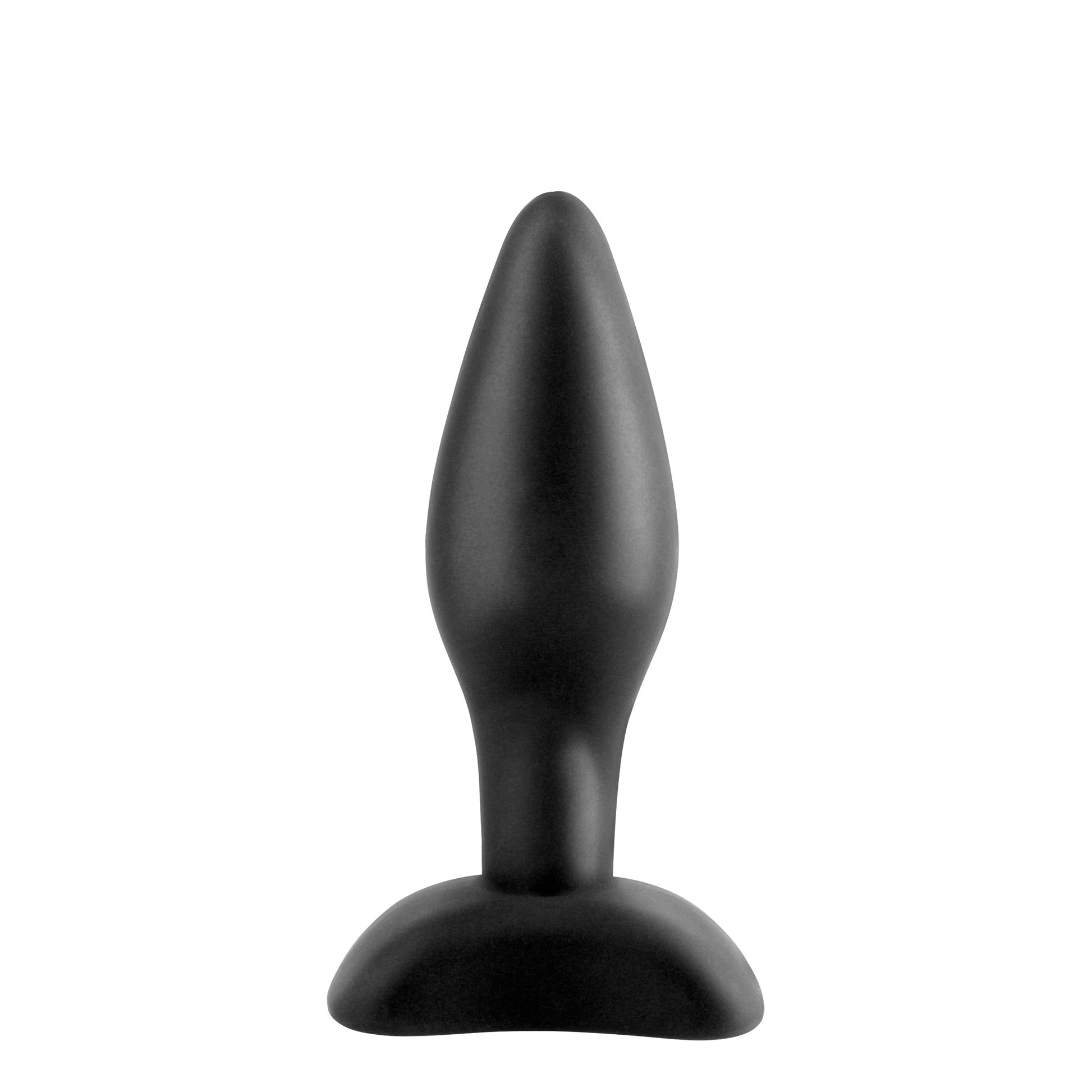 Anal Fantasy Collection Mini Silicone Plug - Black - Thorn & Feather