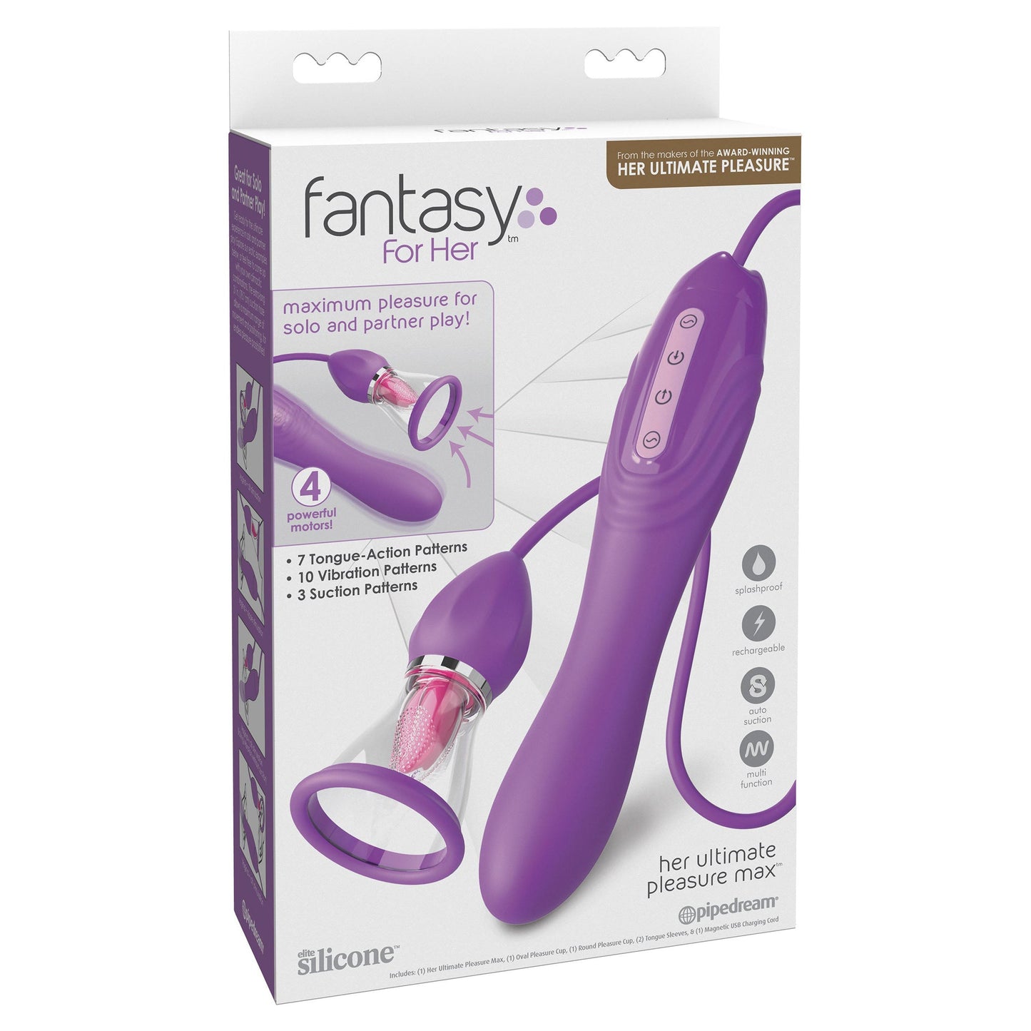 Fantasy For Her Her Ultimate Pleasure Max Tongue Vibrator