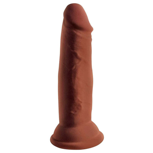 King Cock Plus 6" Triple Density Cock - Brown - Thorn & Feather