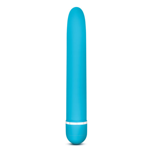 Rose Luxuriate 7" Vibrator - Blue - Thorn & Feather