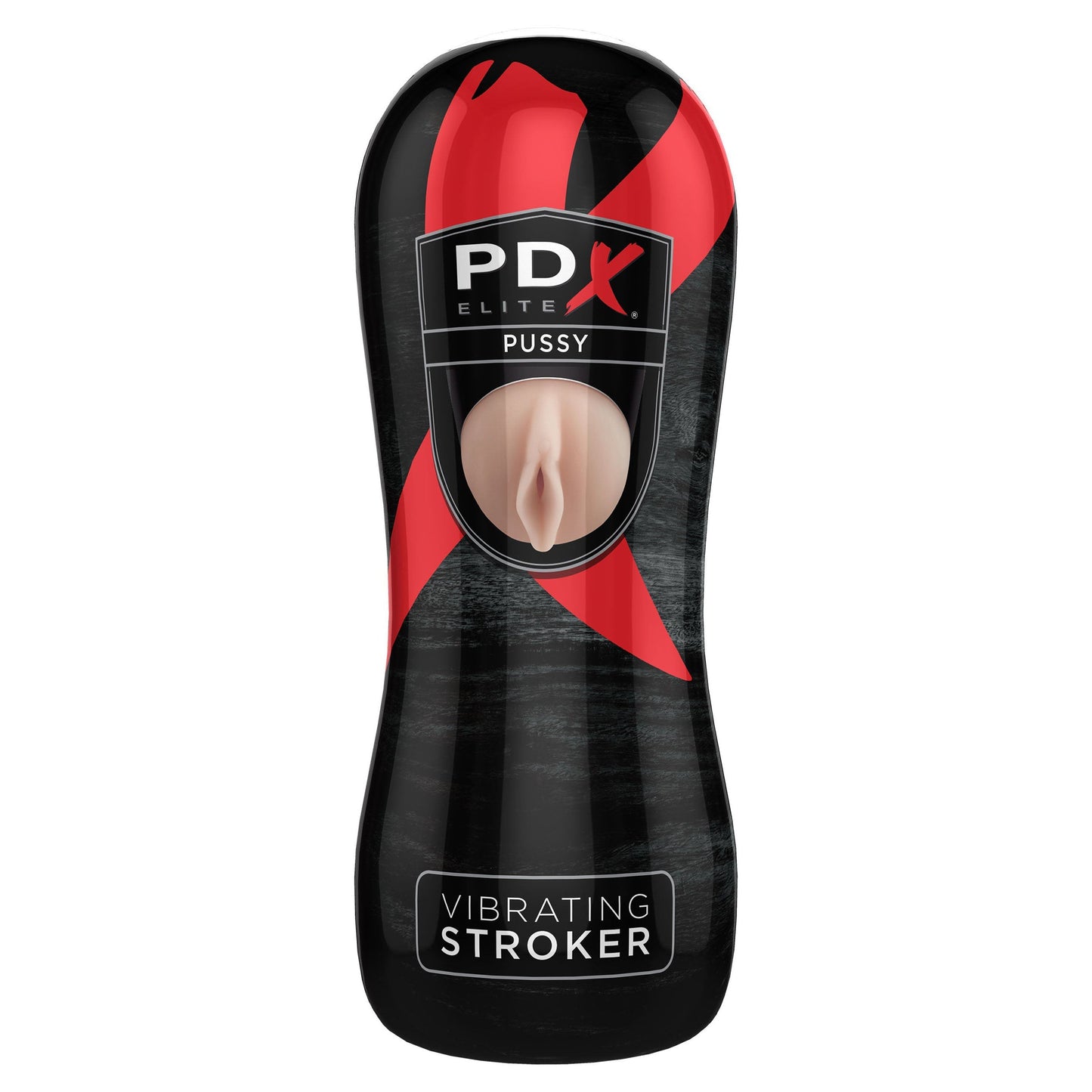 PDX Elite Vibrating Pussy Stroker - Light