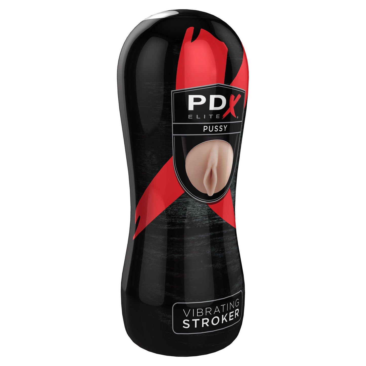 PDX Elite Vibrating Pussy Stroker - Light