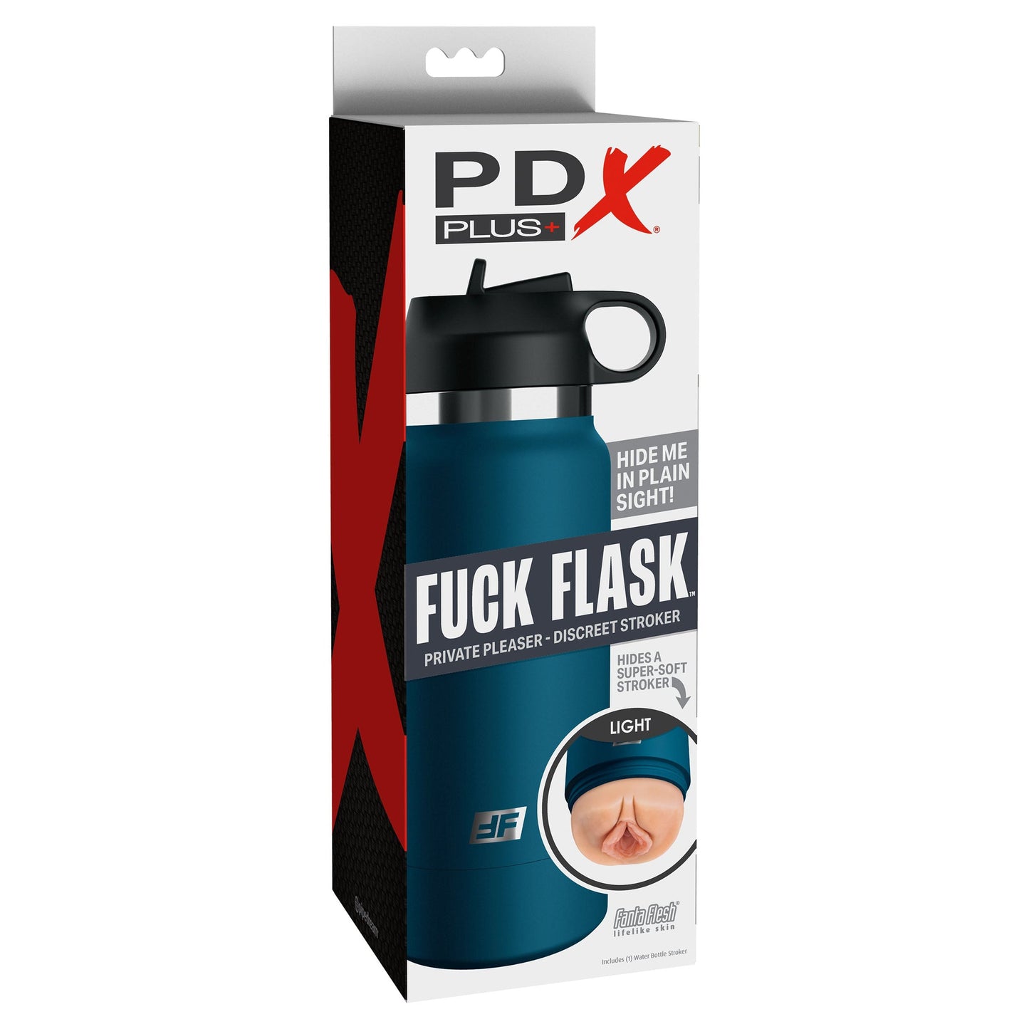 PDX Plus Fuck Flask Private Pleaser Discreet Stroker - Light