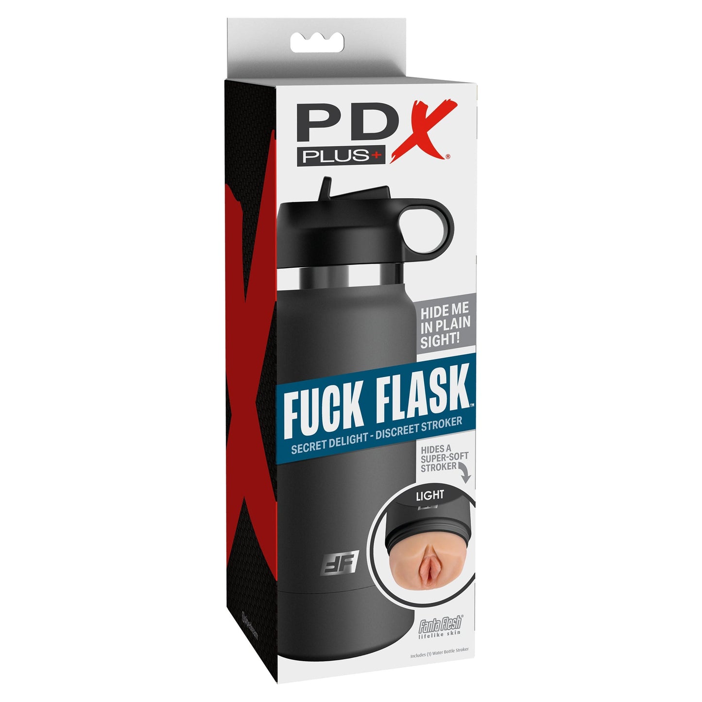 PDX Plus Fuck Flask Secret Delight Discreet Stroker - Light