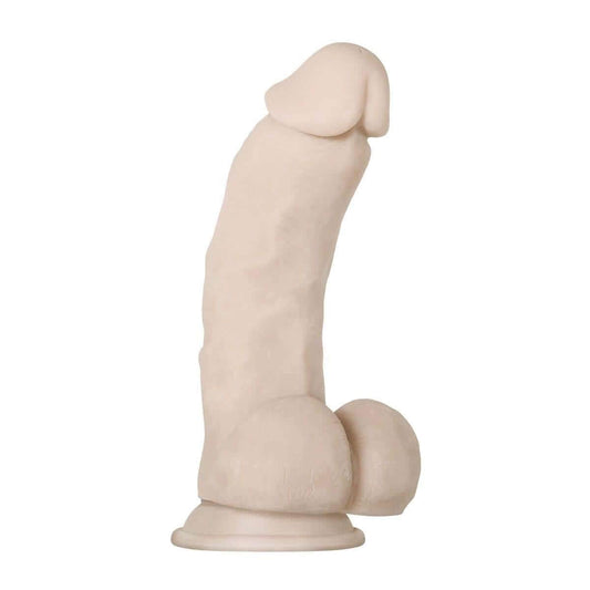 Real Supple Silicone Poseable 6" Dildo - Light - Thorn & Feather