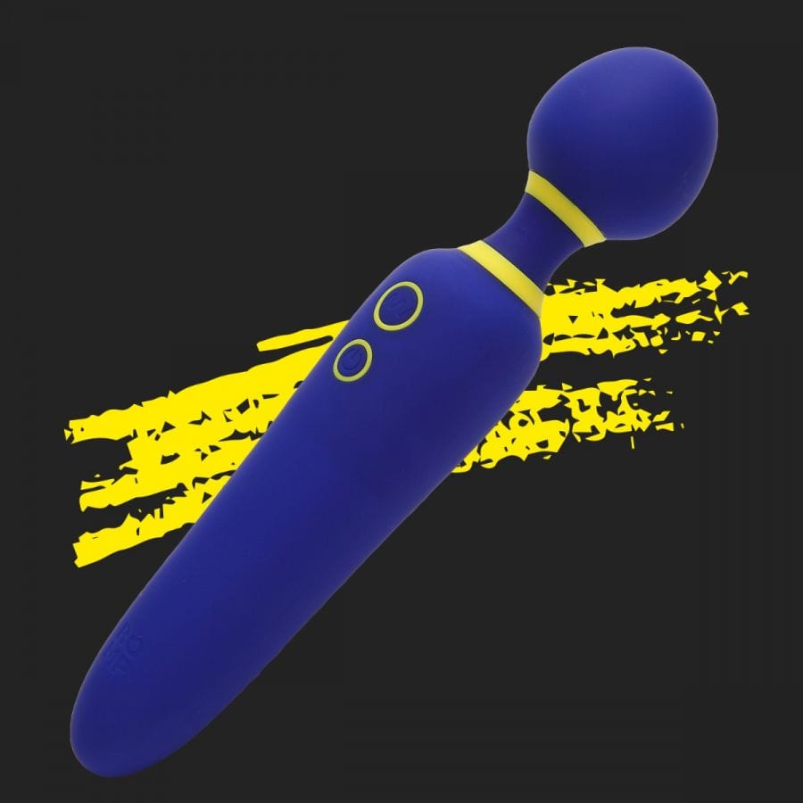 Romp Flip Wand Massager - Blue - Thorn & Feather