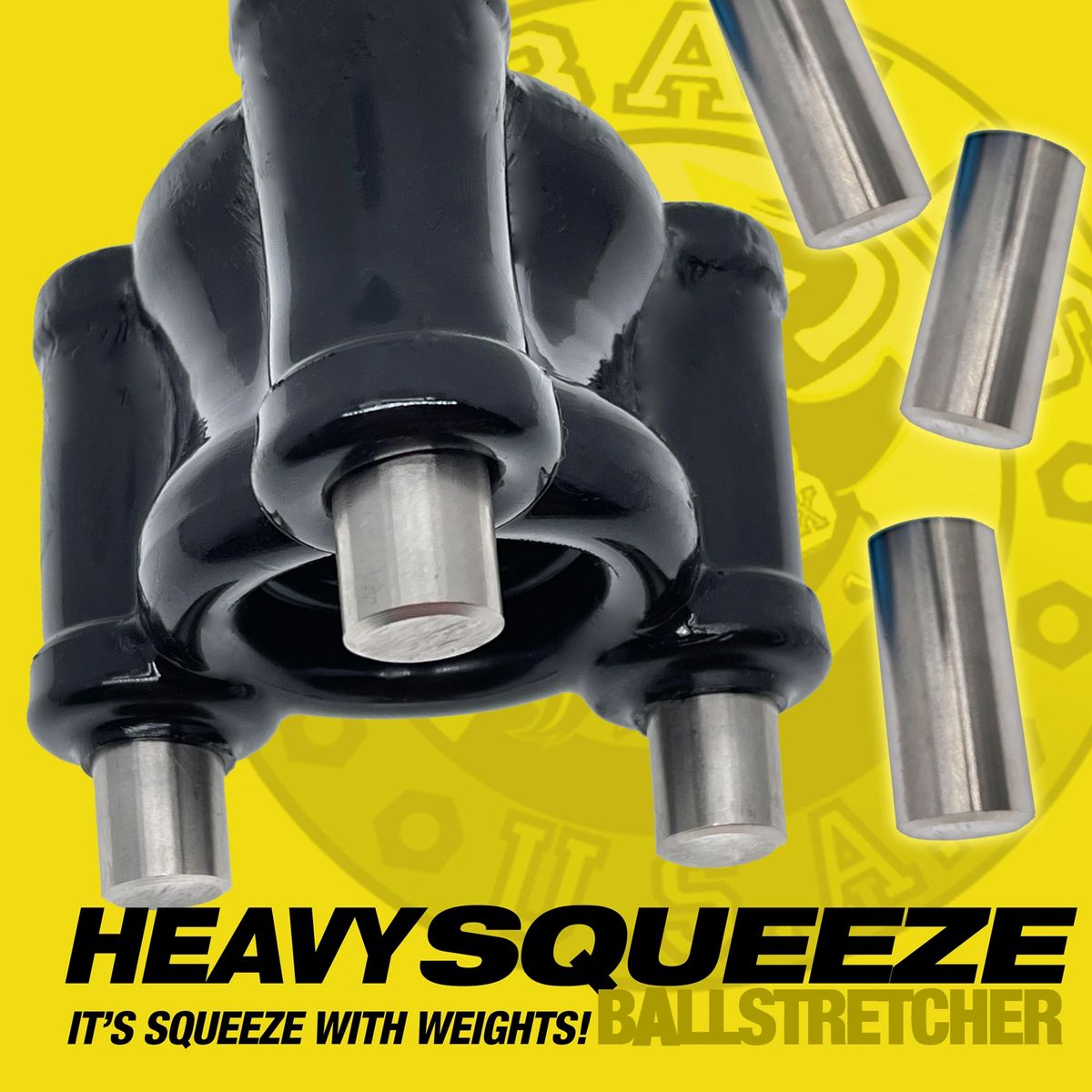 Oxballs Heavy Squeeze Ballstretcher - Black