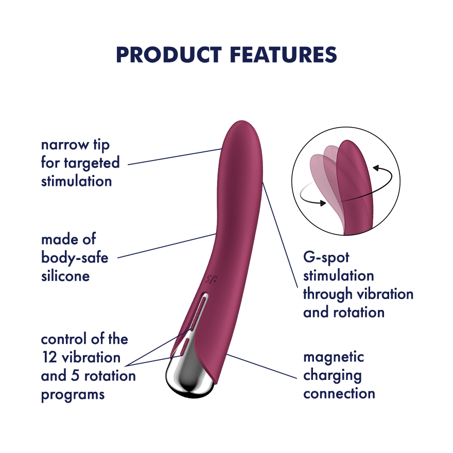 Satisfyer Spinning Vibe 1 Rotating G-Spot Vibrator