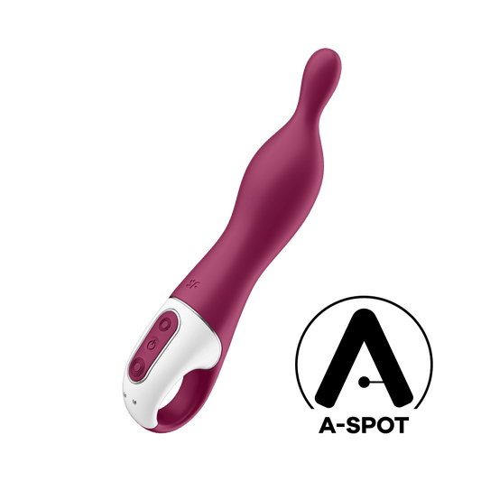 Satisfyer A-Mazing 1 A-Spot Vibrator - Berry - Thorn & Feather