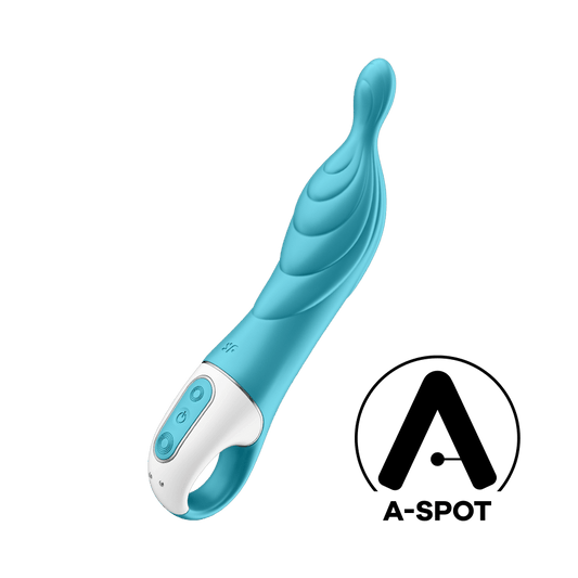 Satisfyer A-Mazing 2 A-Spot Vibrator - Turquoise - Thorn & Feather