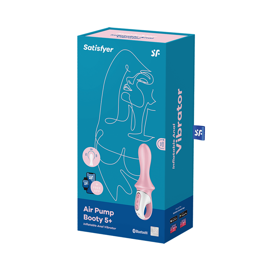 Satisfyer Air Pump Booty 5+ Vibrator - Thorn & Feather