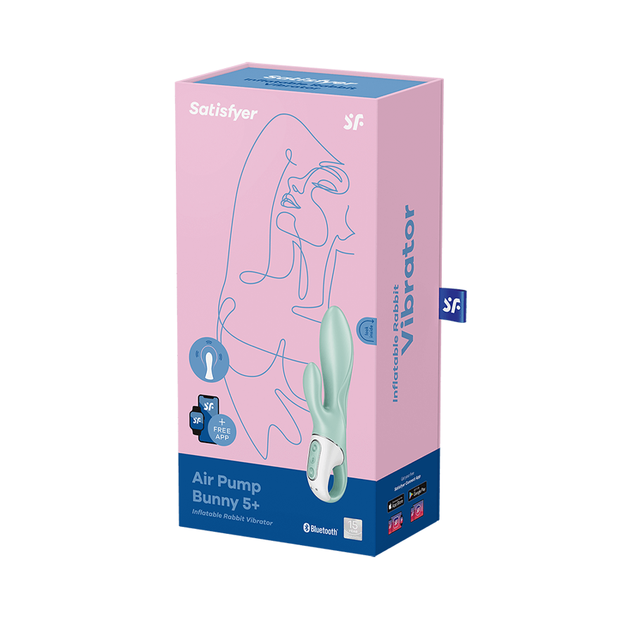 Satisfyer Air Pump Bunny 5+ Vibrator - Thorn & Feather