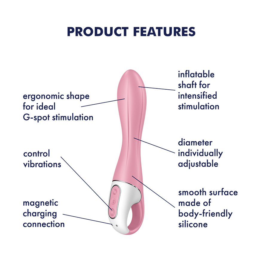 Satisfyer Air Pump Vibrator 2 - Thorn & Feather