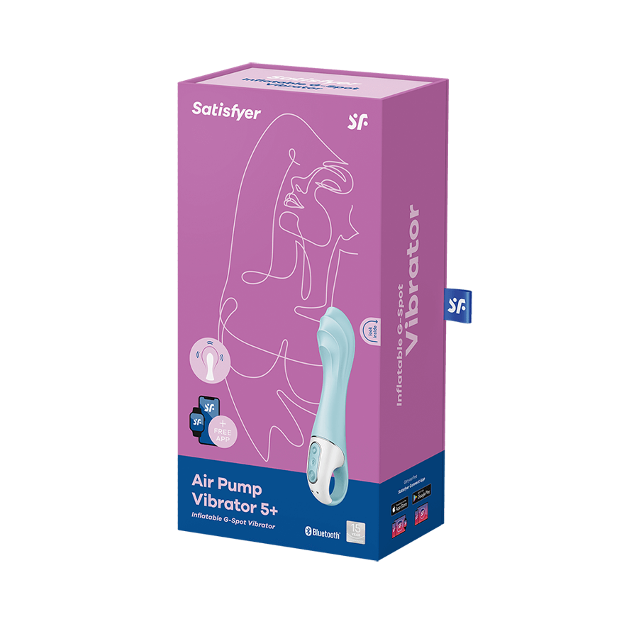 Satisfyer Air Pump Vibrator 5+ - Thorn & Feather