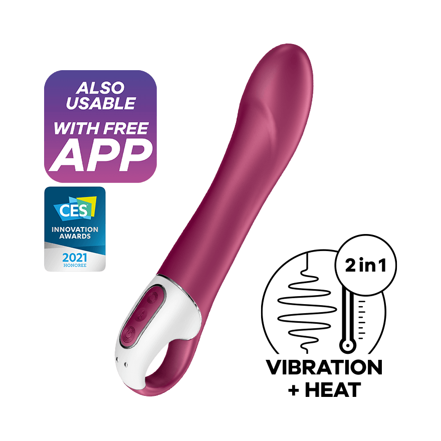 Satisfyer Big Heat G-Spot Vibrator - Berry - Thorn & Feather