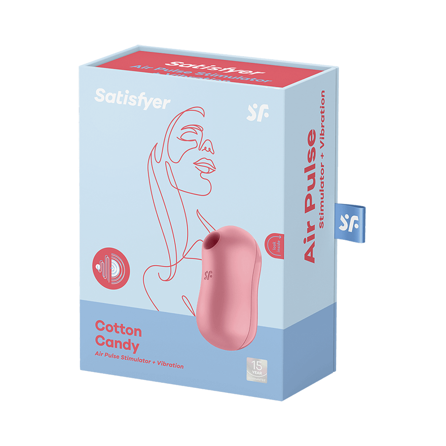 Satisfyer Cotton Candy Air Pulse Stimulator - Thorn & Feather