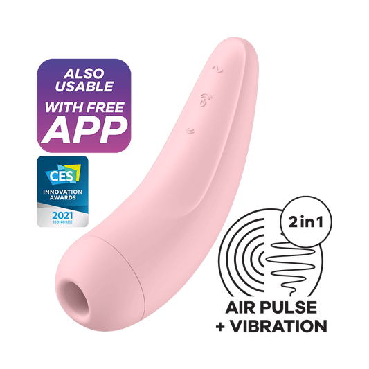 Satisfyer Curvy 2+ Air Pulse Stimulator - Thorn & Feather