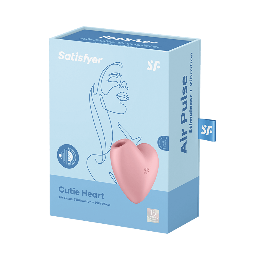 Satisfyer Cutie Heart Air Pulse Stimulator - Thorn & Feather