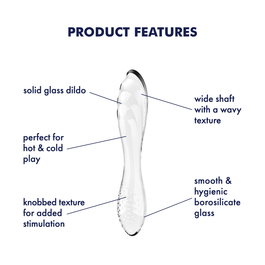 Satisfyer Dazzling Crystal 1 Glass Dildo