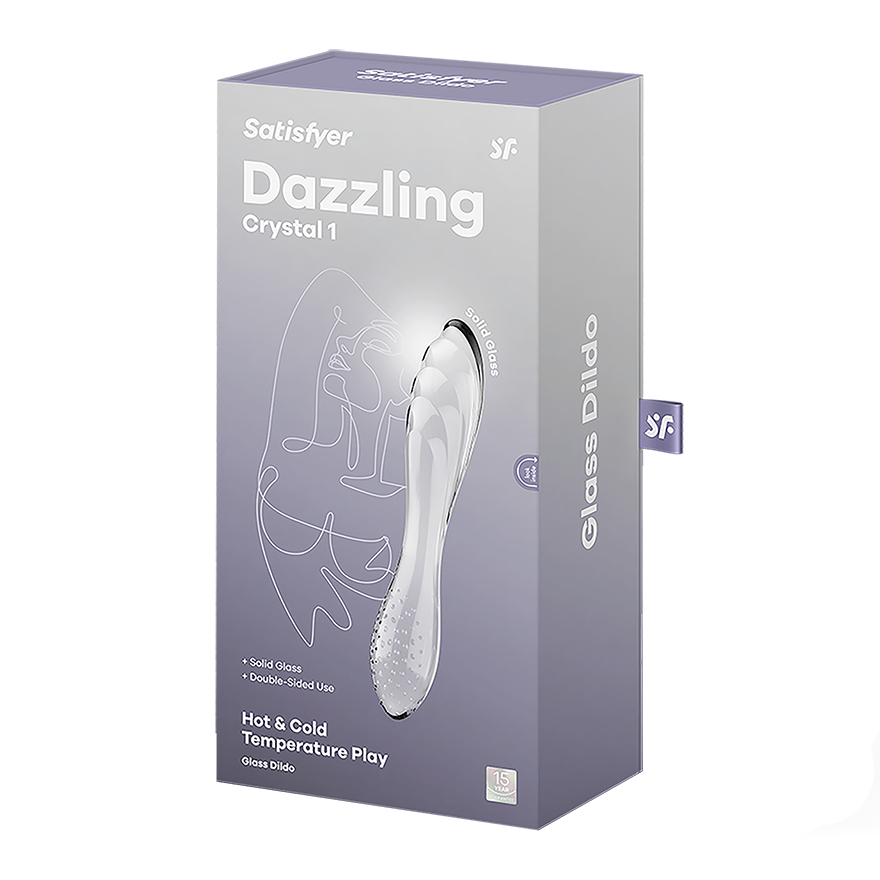 Satisfyer Dazzling Crystal 1 Glass Dildo