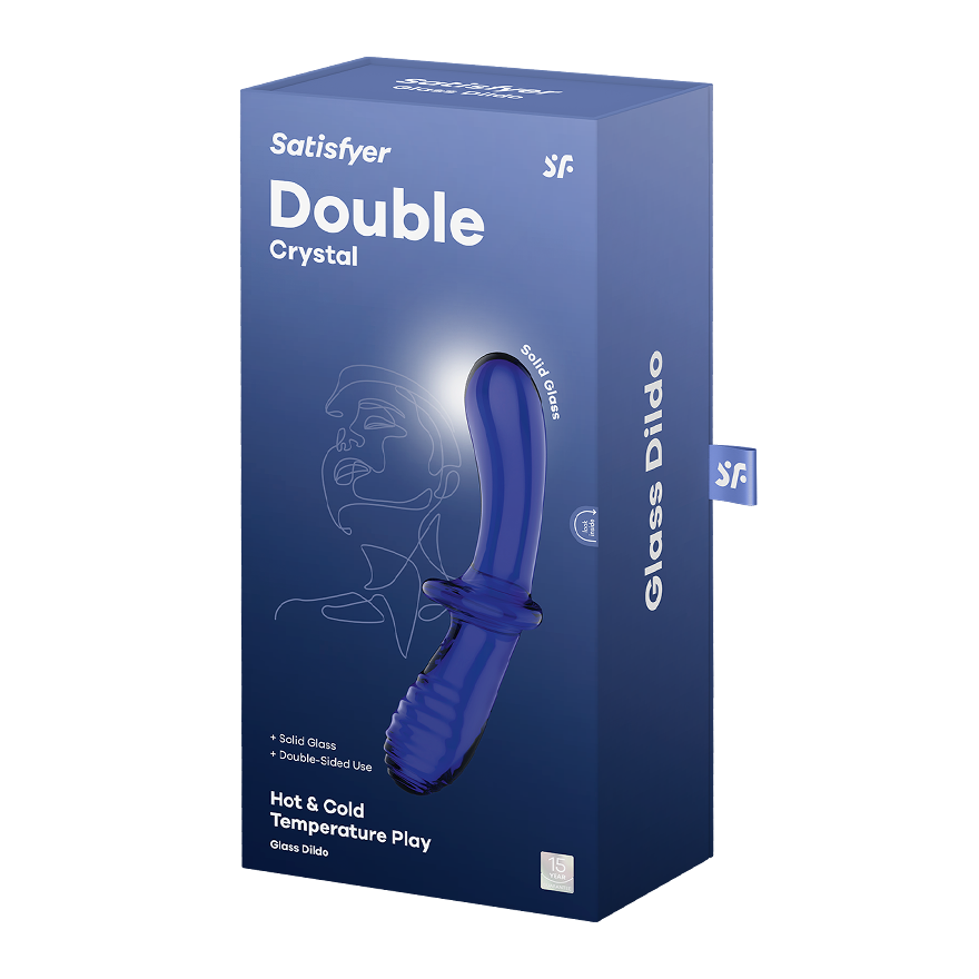 Satisfyer Double Crystal Glass Dildo