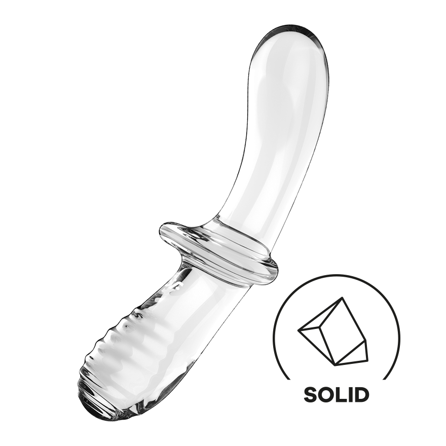 Satisfyer Double Crystal Glass Dildo