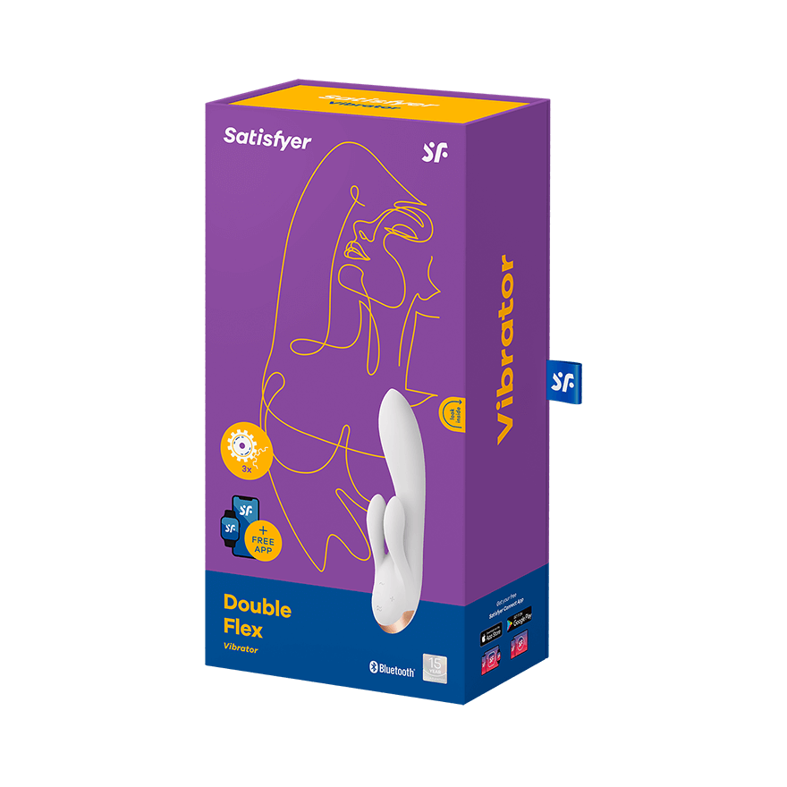 Satisfyer Double Flex Rabbit Vibrator - Thorn & Feather