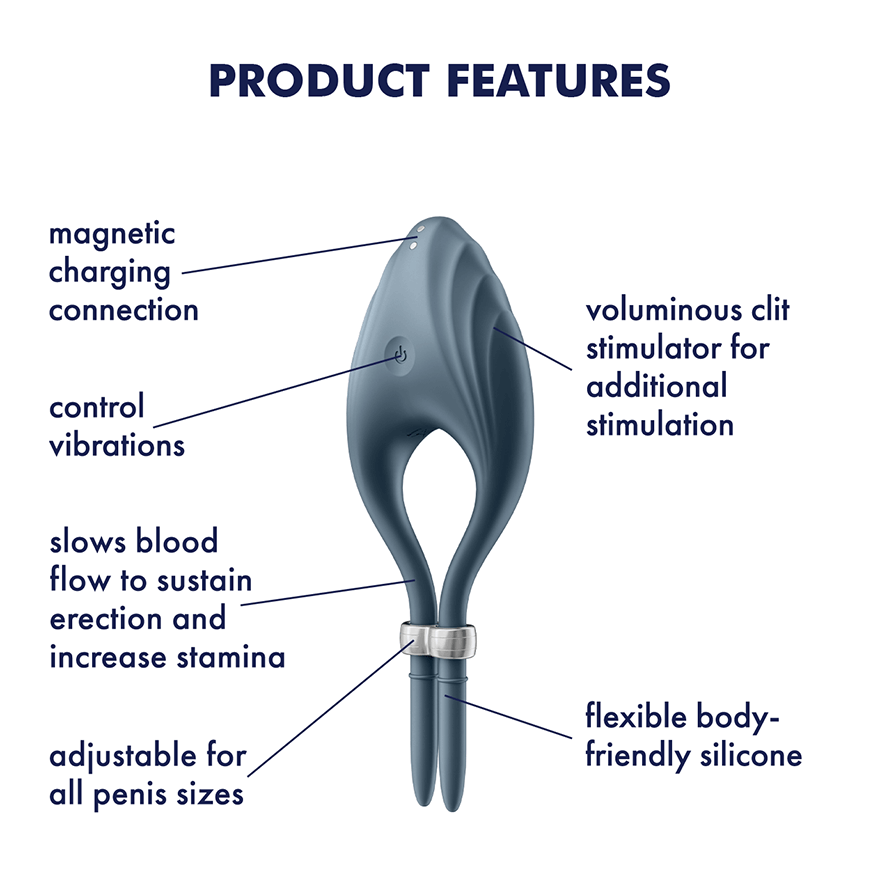 Satisfyer Duelist Cock Ring - Thorn & Feather