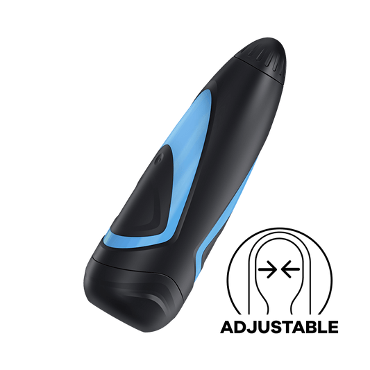 Satisfyer Men One Masturbator - Black/Blue - Thorn & Feather