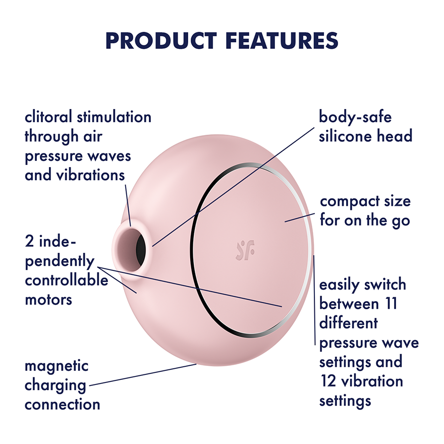 Satisfyer Pro To Go 3 Air Pulse Clitoral Stimulator