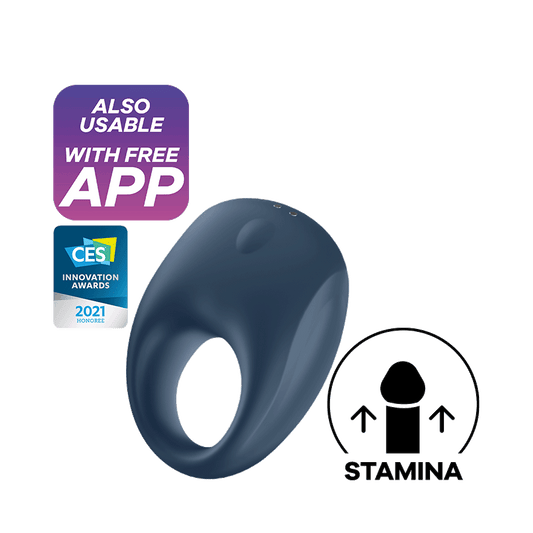 Satisfyer Strong One Cock Ring with App Control - Thorn & Feather