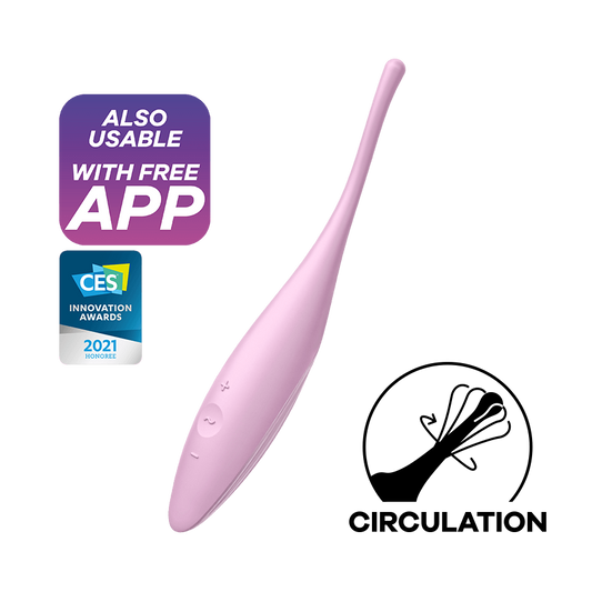 Satisfyer Twirling Joy Clit & Nipple Stimulator - Thorn & Feather