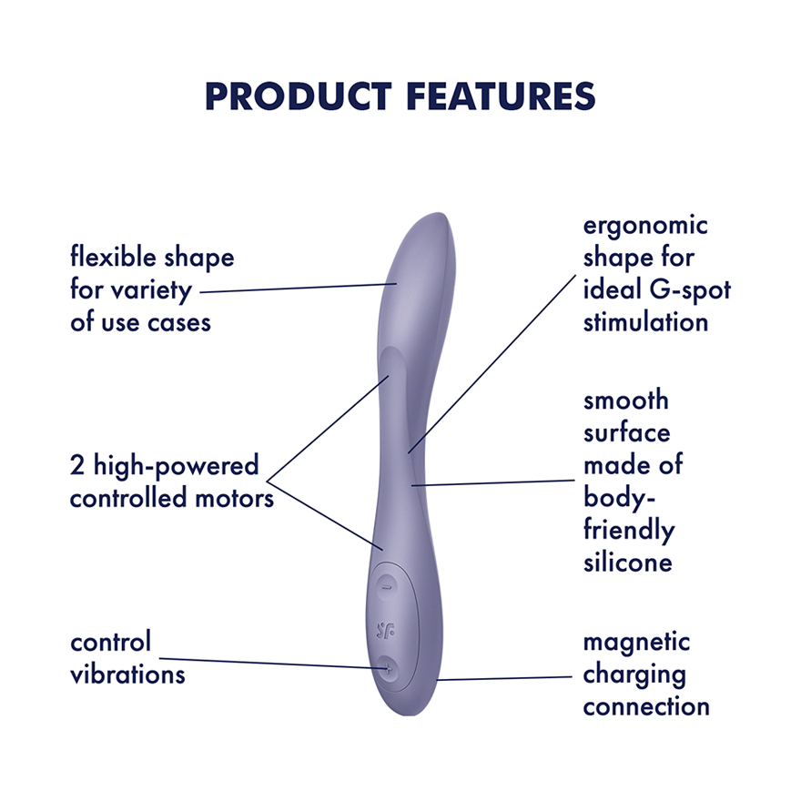 Satisfyer G-Spot Flex 2 Multi Vibrator - Thorn & Feather