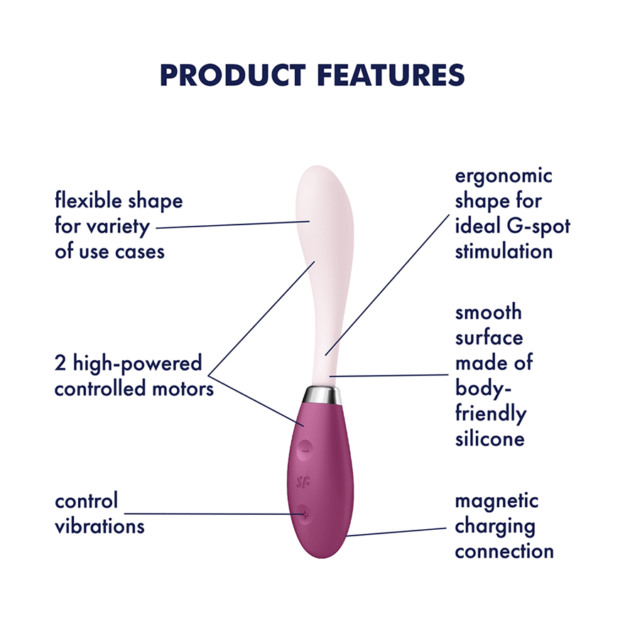 Satisfyer G-Spot Flex 3 Multi Vibrator - Thorn & Feather