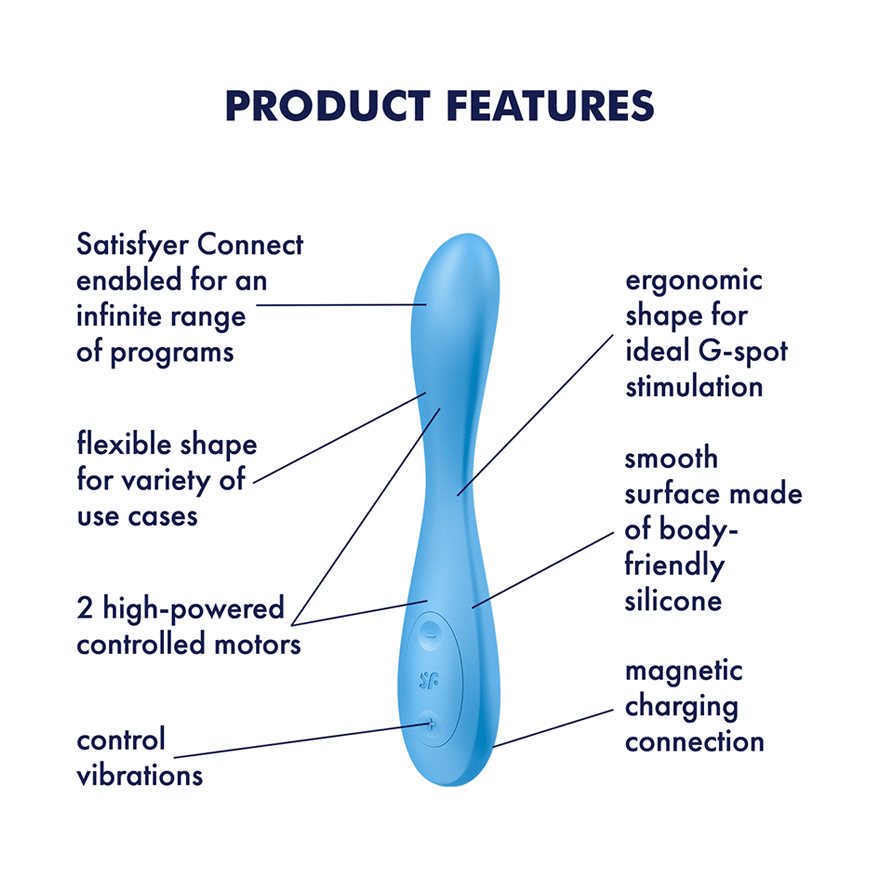 Satisfyer G-Spot Flex 4+ Multi Vibrator - Thorn & Feather